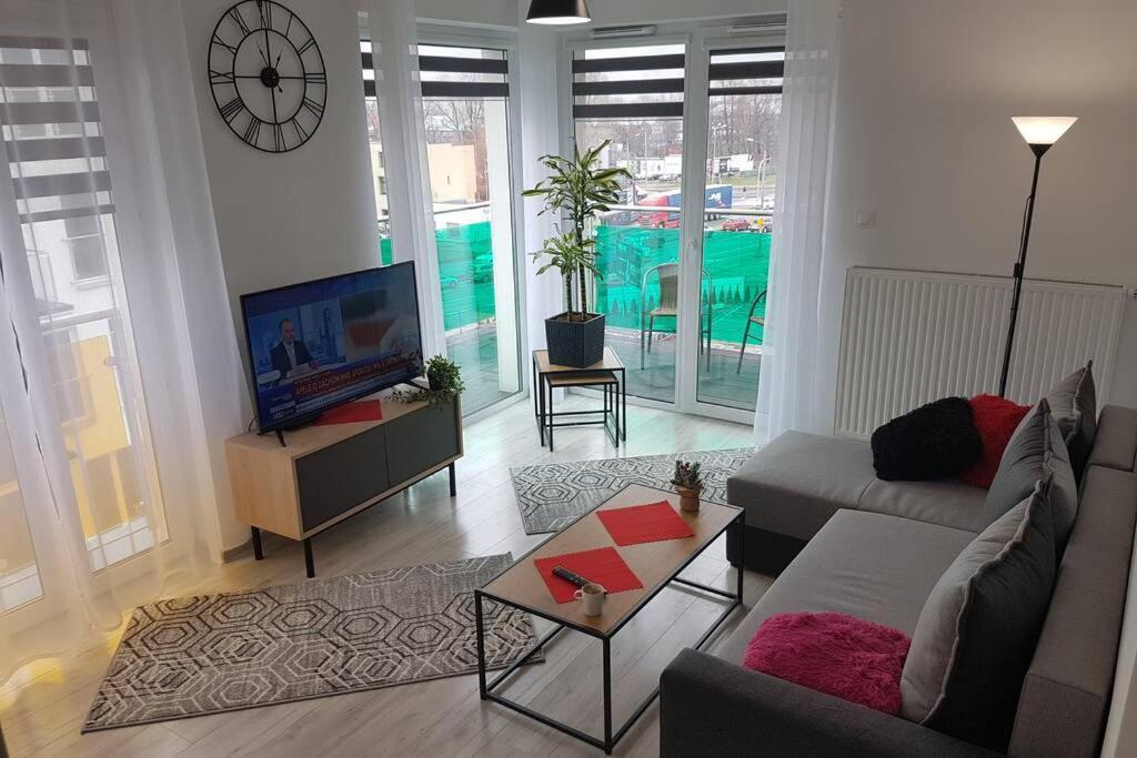 Komfortowy Nowoczesny Apartament Kustronia Z Garazem Balkonem Wanna Bielsko-Biała Exterior foto